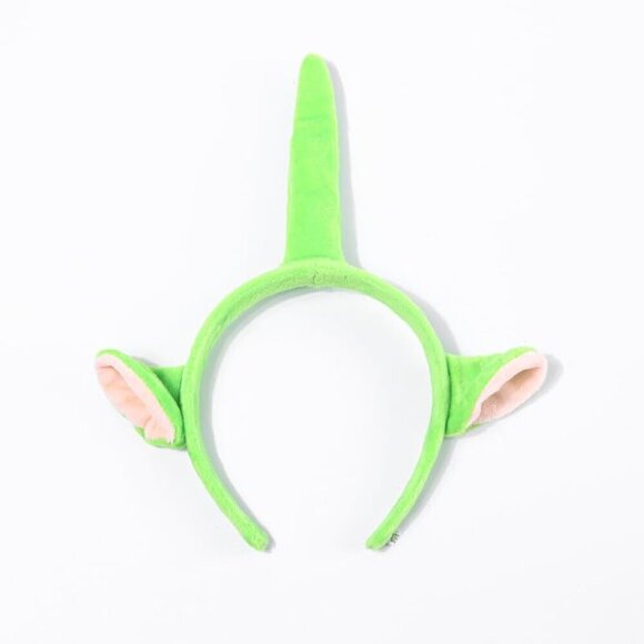 Accessories - Green Cloth Headband Ears Fashion Hair Accessory for Adults Halloween Parties